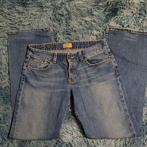 BKE Flare & Wide Leg Light Blue Jeans